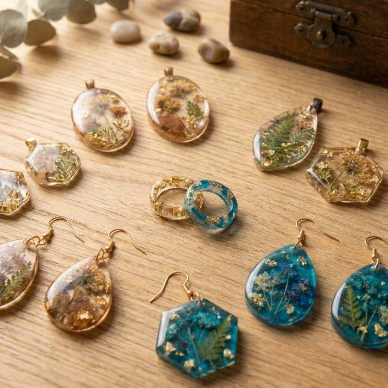 Schmuck aus Epoxidharz
